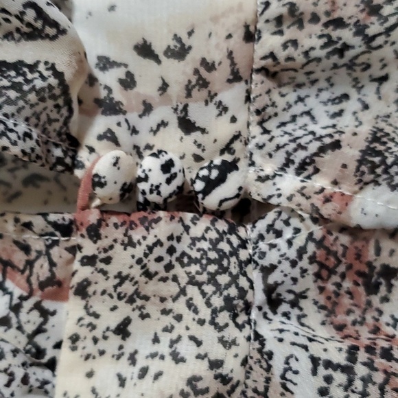 Peach Love California Bohemian Animal Print Semi Sheer Kimono Cardigan Duster - Picture 6 of 14